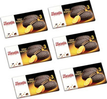 Fıorella Crunch Portakallı Bitter Çikolatalı Gofret 6x60 gr