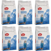 Fizzy Premium Kabuksuz Karışık Vitaminli Yetişkin Muhabbet Kuşu Yemi 6x500 gr