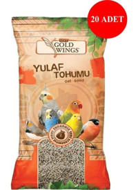 Gold Wings Kabuklu Yulaflı Vitaminli Yavru Yetişkin Kanarya Yemi 20x300 gr