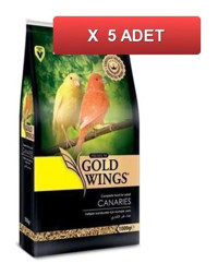 Gold Wings Premium Sade Yetişkin Kanarya Yemi 5x1 kg