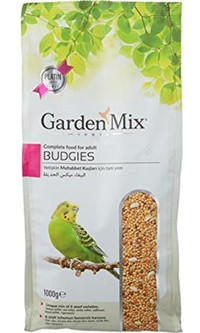 Garden Mix Kabuklu Meyveli Vitaminli Yetişkin Muhabbet Kuşu Yemi 1 kg
