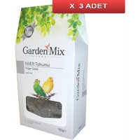 Garden Mix Kabuklu Nijer Tohumlu Kanarya Yemi 3x150 gr