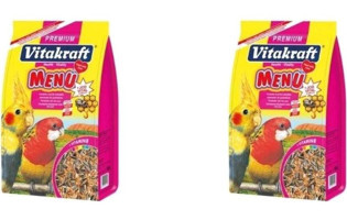 Vitakraft Ballı Vitaminli Papağan Yemi 2x1 kg