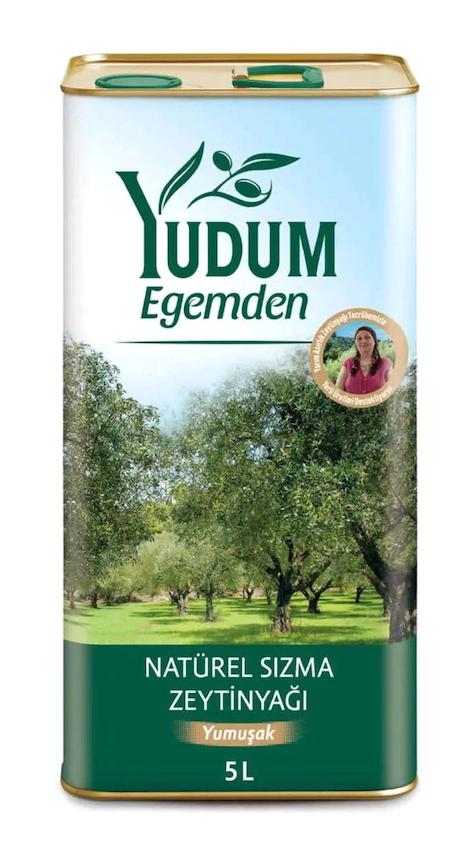 Yudum Egemden Organik Filtresiz Polifenollü Olgun Hasat Teneke Sızma Zeytinyağı 5 lt