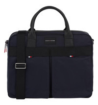 Tommy Hilfiger 16 inç Polyester El Laptop Çantası Lacivert