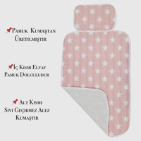 MorBebe Alezli 60x46 cm Alt Açma Minderi