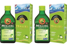 Möller's Doğal Elma Aromalı Omega 3 Balık Yağı Şurup 2x250 ml