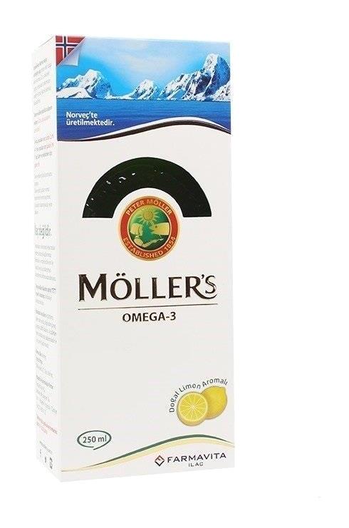 Möller's Limon Aromalı Omega 3 Şurup 250 ml
