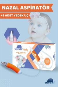 Bluewell Yedek Uç Burun Aspiratörü Turuncu