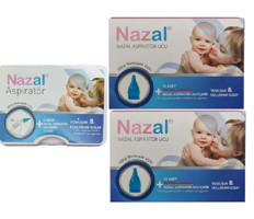 Nazal Yedek Uç Burun Aspiratörü Mavi