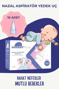 Bluewell Yedek Uç Burun Aspiratörü Şeffaf
