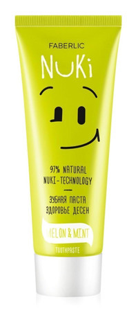 Faberlic Nukı Serisi Kavunlu Organik Florürsüz Diş Macunu 75 ml