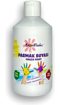 Bloomkiddies Yıkanabilir 300 ml Beyaz Parmak Boyası