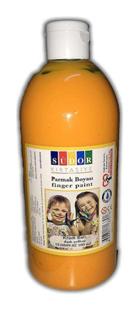 Südor Yıkanabilir 500 ml Krom Sarı Parmak Boyası