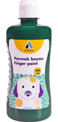 Adel Yıkanabilir 500 ml Yeşil Parmak Boyası