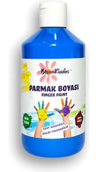 Bloomkiddies Yıkanabilir 300 ml Açık Mavi Parmak Boyası