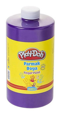 Play-Doh Yıkanabilir 1 lt Mor Parmak Boyası