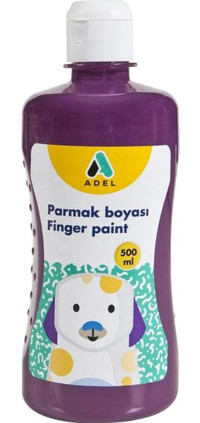 Adel Yıkanabilir 500 ml Mor Parmak Boyası
