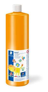 Staedtler Noris Yıkanabilir 750 ml Turuncu Parmak Boyası