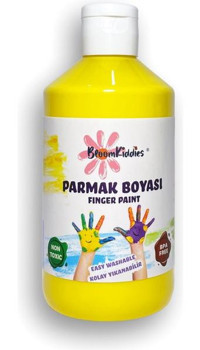 Bloomkiddies Yıkanabilir 300 ml Sarı Parmak Boyası