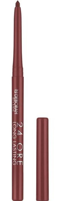 Deborah Milano 24 Ore Long Lasting Automatic No:6 Asansörlü İnce Uçlu Mat Dudak Kalemi Bordo