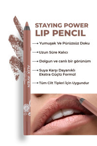 Alix Avien 51 Suya Dayanıklı Asansörlü Kalın Uçlu Mat Dudak Kalemi Pinky Beige