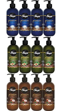 Sleepy Premium Serisi Alkolsüz 12'li Sıvı Sabun 500 ml