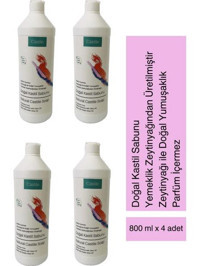 Castile Yemeklik Antibakteriyel 4'lü Sıvı Sabun 800 ml