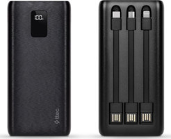 Ttec Polham 20000 mAh Hızlı Şarj Dijital Göstergeli Type C Çoklu Bağlantı Powerbank Siyah