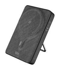 Bix Pb105 10000 mAh Hızlı Şarj Dijital Göstergeli Type A Kablosuz Powerbank Siyah