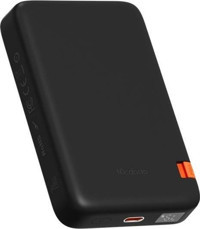 Mcdodo MC-5101 10000 mAh Hızlı Şarj Mıknatıslı USB Çoklu Bağlantı Kablosuz Powerbank Siyah