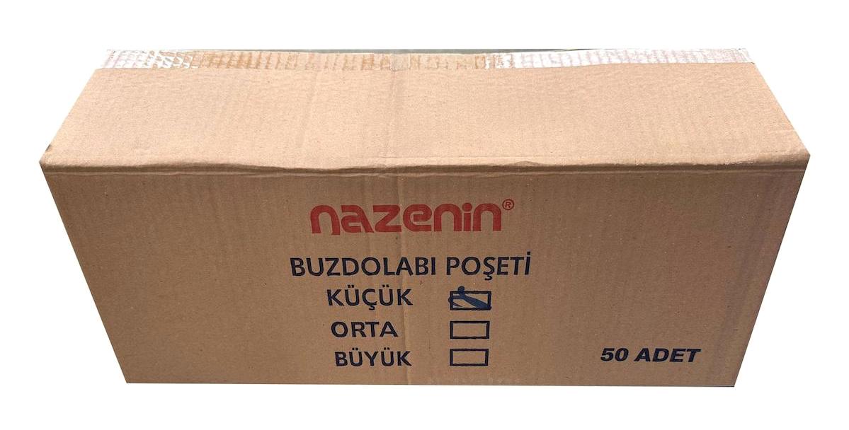 Nazenin Küçük Boy Buzdolabı Poşeti 50x50 Adet