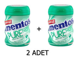 Mentos Pure Fresh Yeşil Naneli Sakız 12x2 Adet