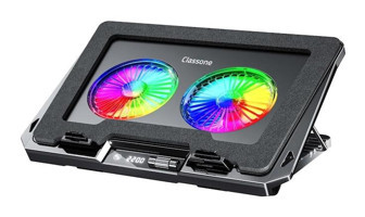 Classone Gt102 2200 rpm Çift Fanlı Abs 17.3 inç Gaming Laptop Soğutucu