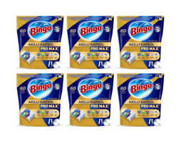 Bingo Akıllı Kapsül Pro Max Tablet Bulaşık Makinesi Deterjanı 6x60 Adet