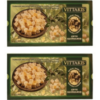 Vittakis Damla Sakızlı Çifte Kavrulmuş Lokum 2 x 400 gr