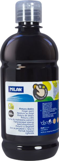 Milan 31680 500 ml Siyah Parmak Boyası