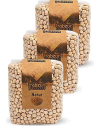 Trabzon Pazarı Yerli Koçbaşı Nohut 3x1 kg