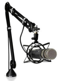 Rode Procaster Profesyonel USB XLR Kablolu Masaüstü Mikrofonu Siyah
