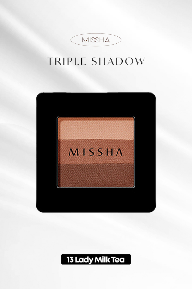 Missha Triple Shadow Lady Milk Tea 013 Toz Mat Tekli Göz Farı
