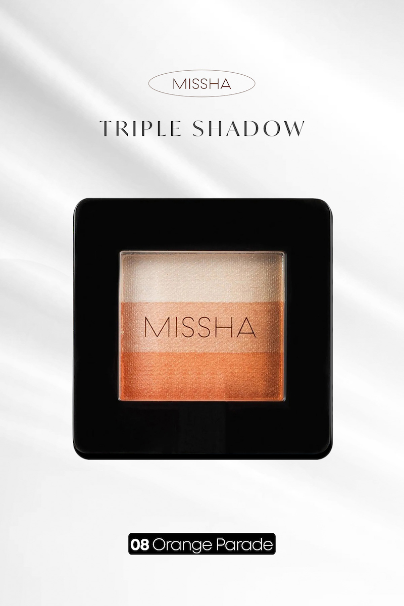 Missha Triple Shadow Orange Parade 08 Toz Işıltılı Tekli Göz Farı