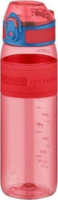 Uzspace 4108 Dawn Red Kırmızı Plastik Matara 600 ml