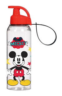 Herevin Mickey Mouse Kırmızı Plastik Okul Çocuk Matara 500 ml