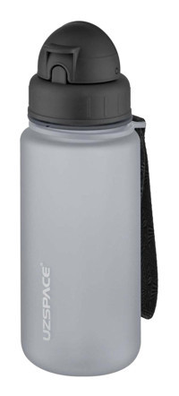 Uzspace Pipetli Gri Plastik Matara 400 ml