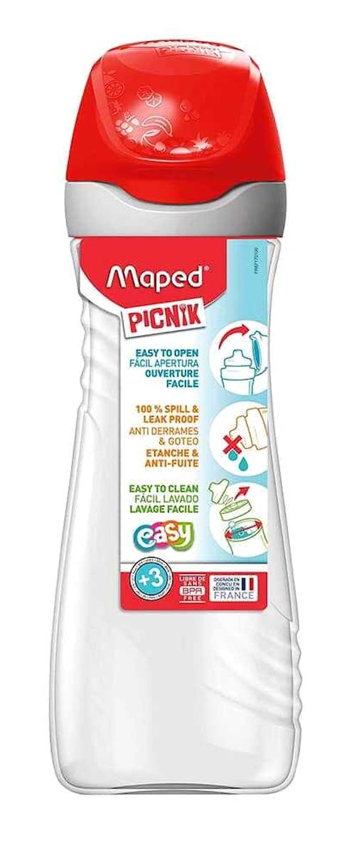 Maped Picnik Kırmızı Plastik Matara 580 ml