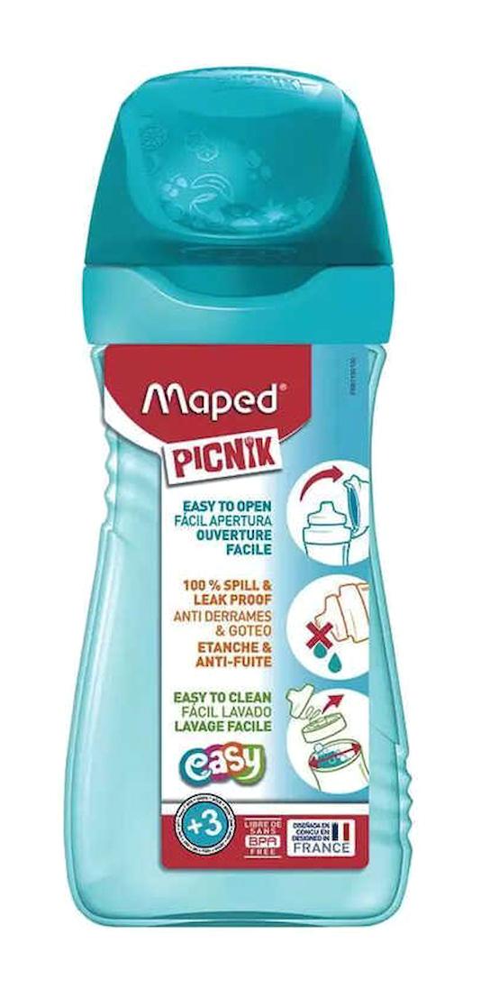 Maped Picnik Turkuaz Plastik Spor Matara 430 ml
