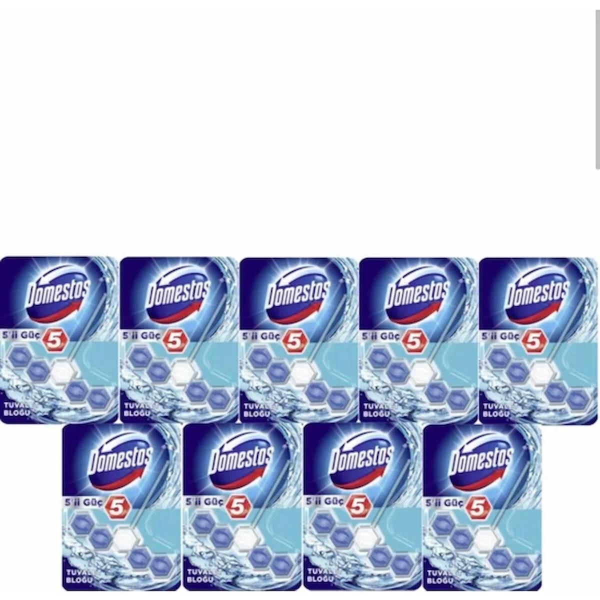 Domestos 5'li Güç Okyanus Ferahlığı Klozet Bloğu 9x55 gr