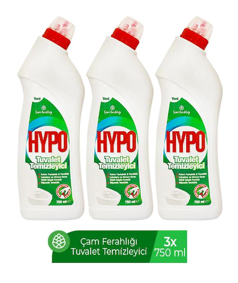 Hypo Çam Ferahlığı Tuvalet Temizleyici 3x750 ml