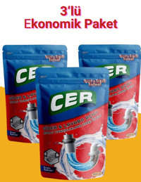 Cer Gider ve Lavabo Açıcı 3x900 gr