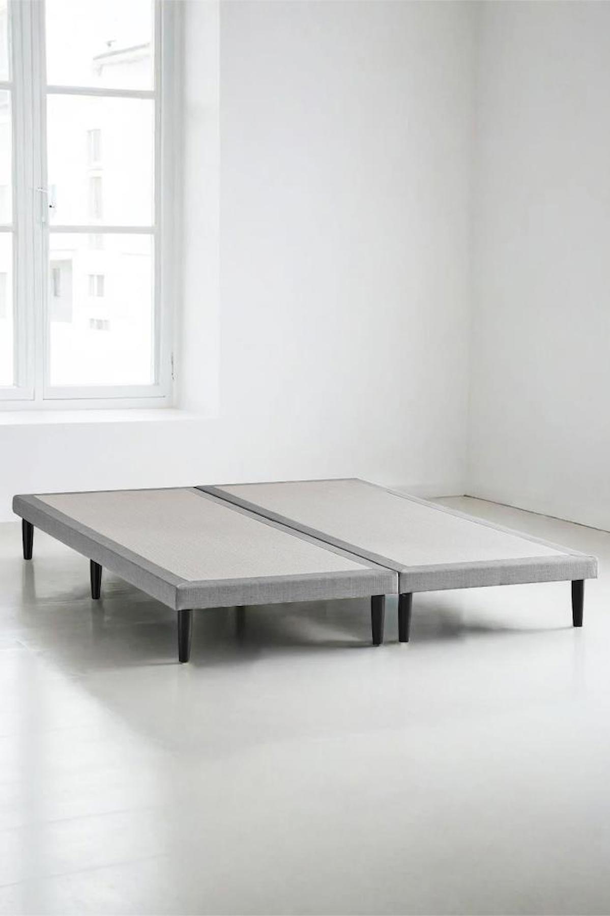 Niron Yatak 200x200 cm Ayrılabilen Çift Kişilik Baza Bej